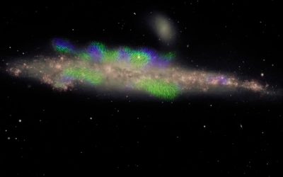 Giant Magnetic Ropes in a Galaxy’s Halo