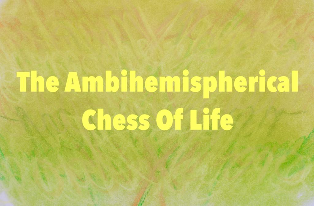 Ambihemispherical Holosophy’s Translucidly Mindful Words: 12 The Ambihemispherical Chess of Life